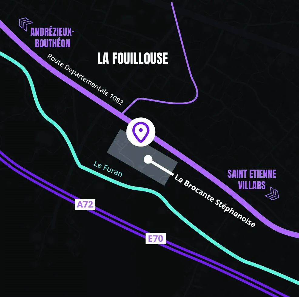 Plan d'accès à GripFit 42